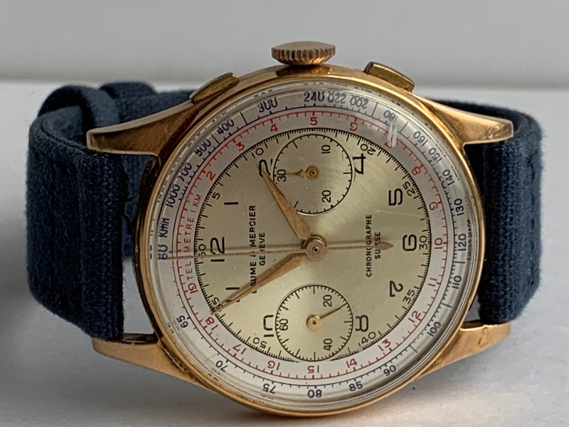 Baume mercier on sale chronograph vintage